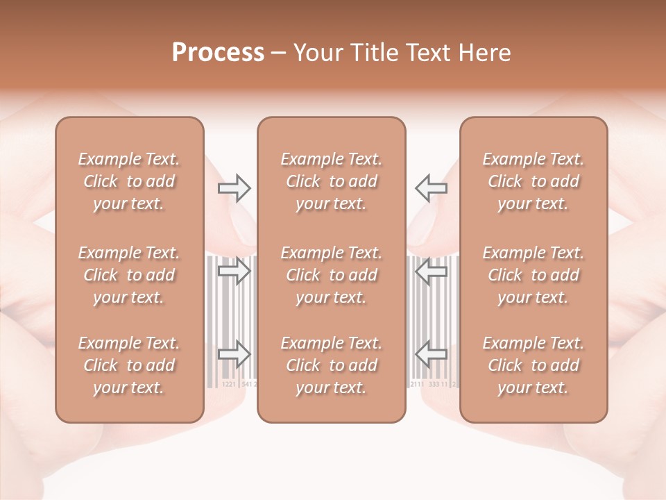 White Shopping Distribution PowerPoint Template