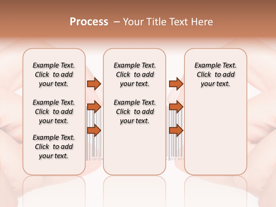 White Shopping Distribution PowerPoint Template
