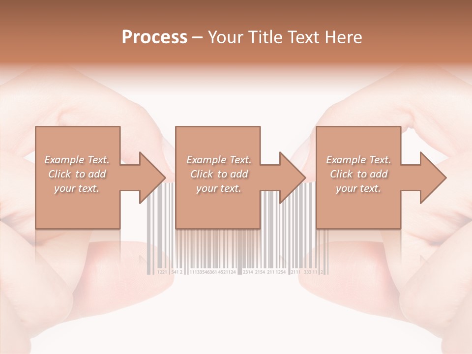 White Shopping Distribution PowerPoint Template