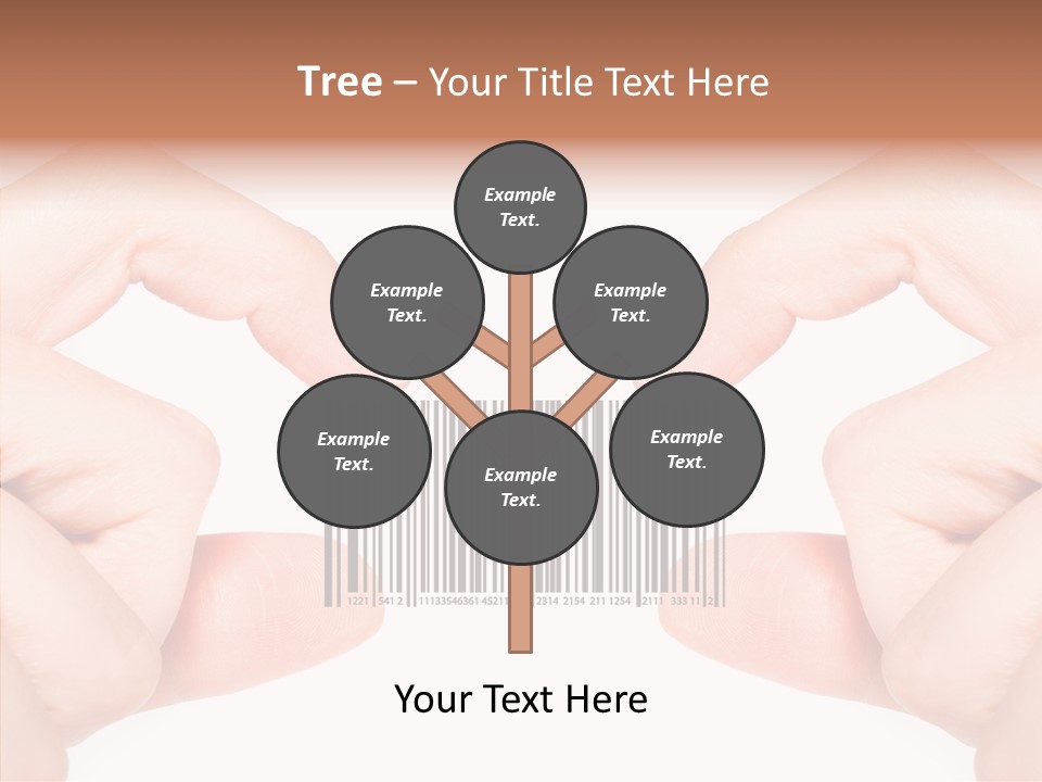 White Shopping Distribution PowerPoint Template