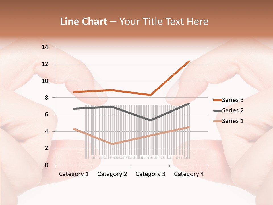White Shopping Distribution PowerPoint Template