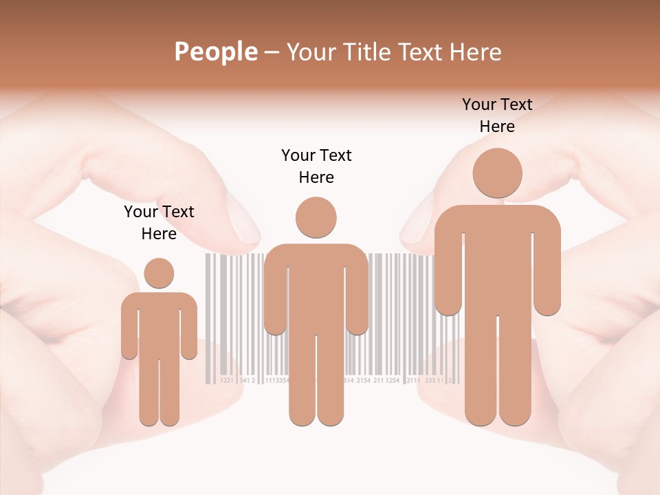 White Shopping Distribution PowerPoint Template