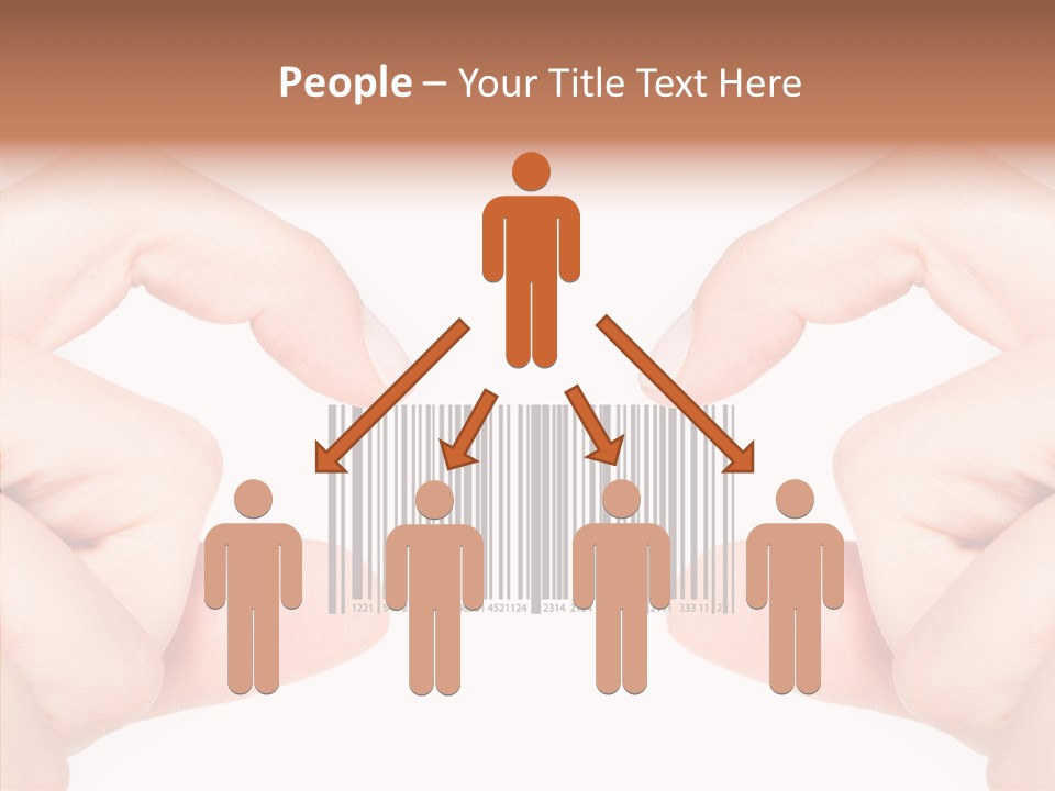 White Shopping Distribution PowerPoint Template