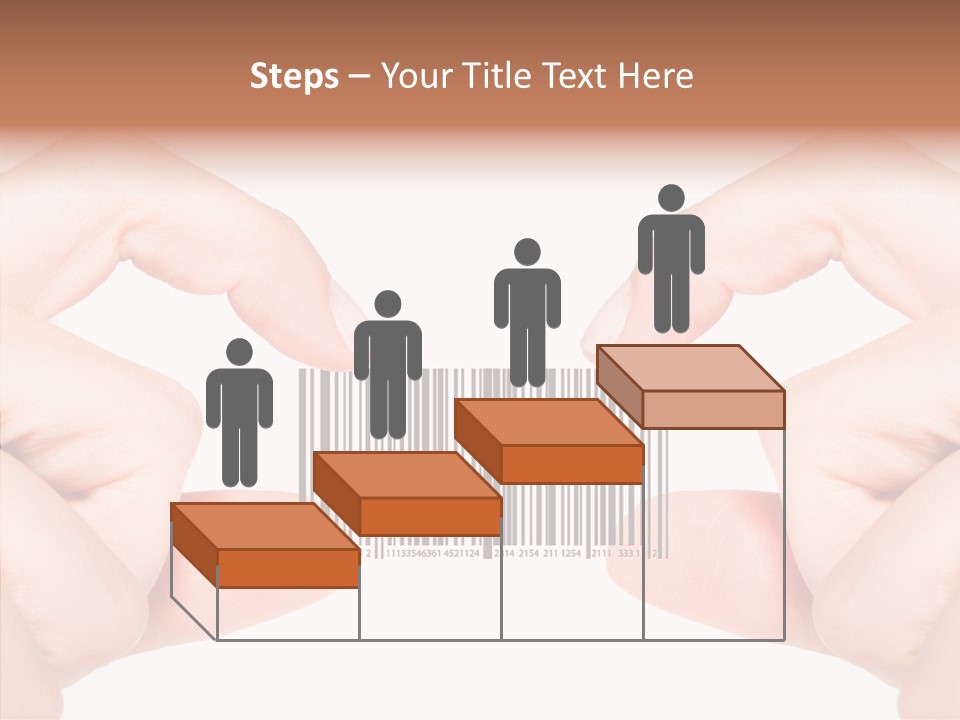 White Shopping Distribution PowerPoint Template