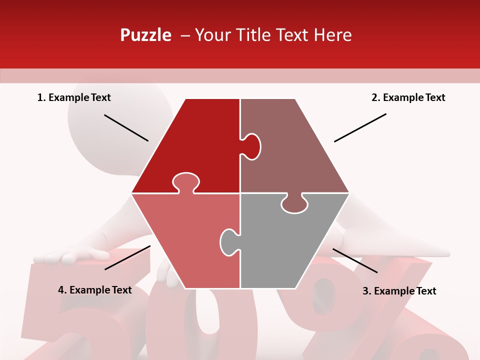 Zero Abstract Drawing PowerPoint Template
