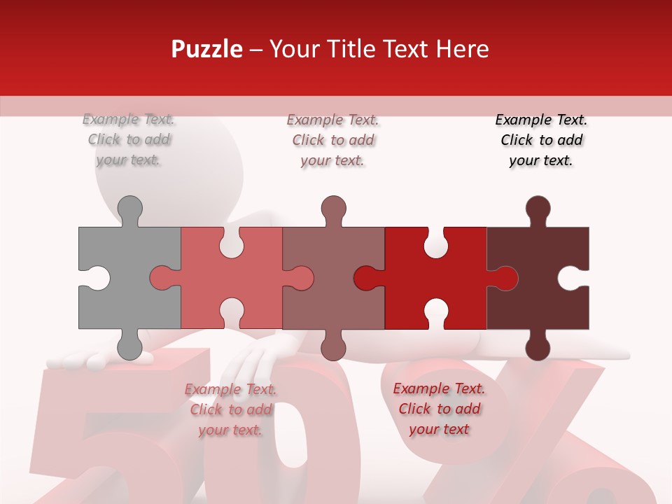 Zero Abstract Drawing PowerPoint Template