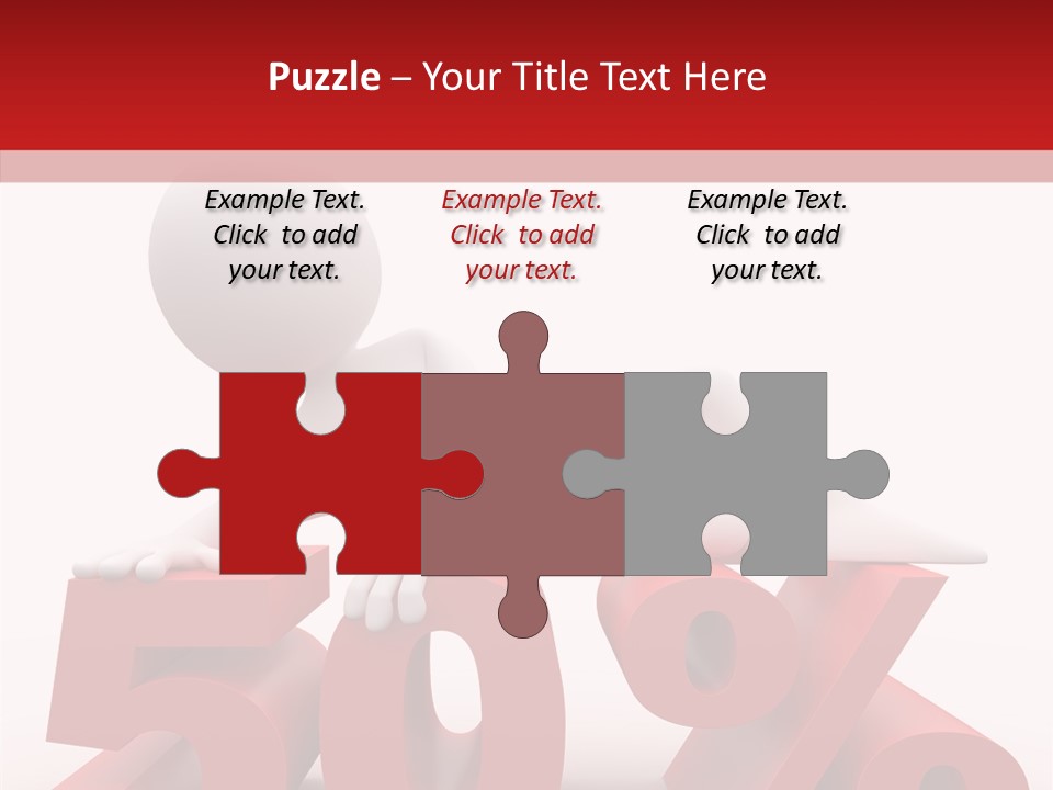 Zero Abstract Drawing PowerPoint Template