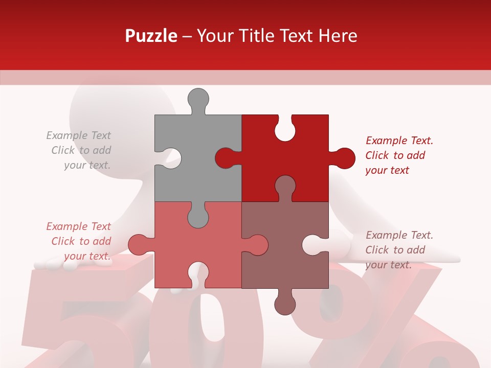 Zero Abstract Drawing PowerPoint Template