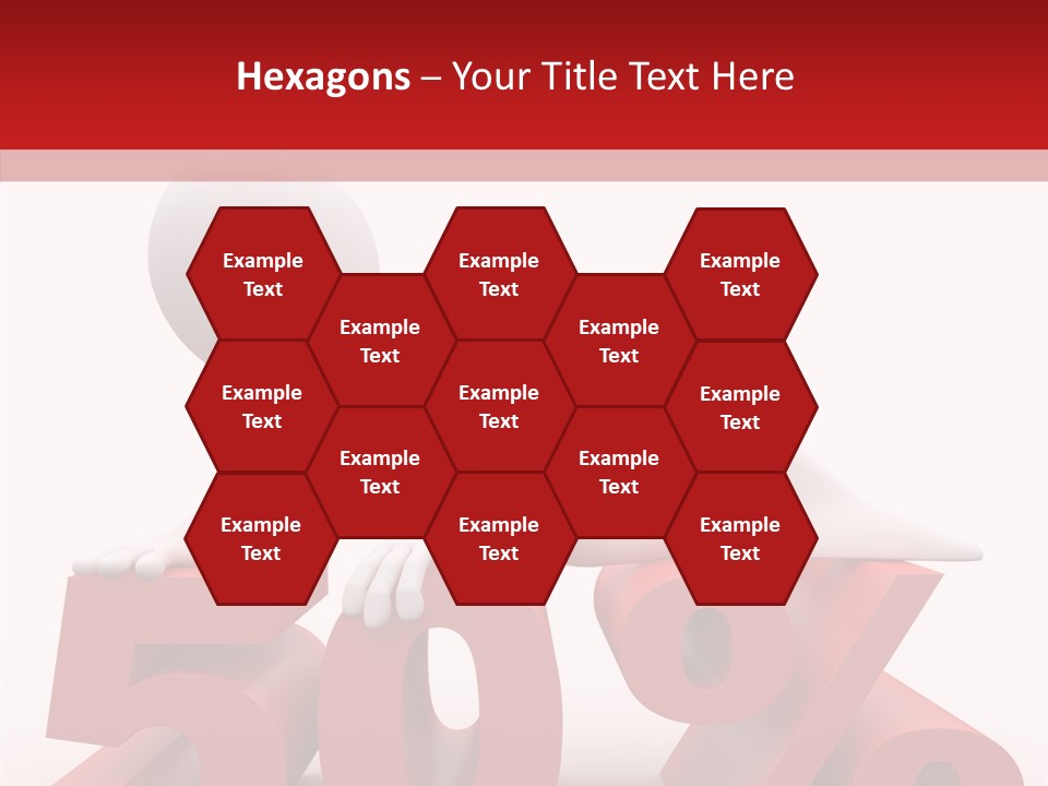 Zero Abstract Drawing PowerPoint Template