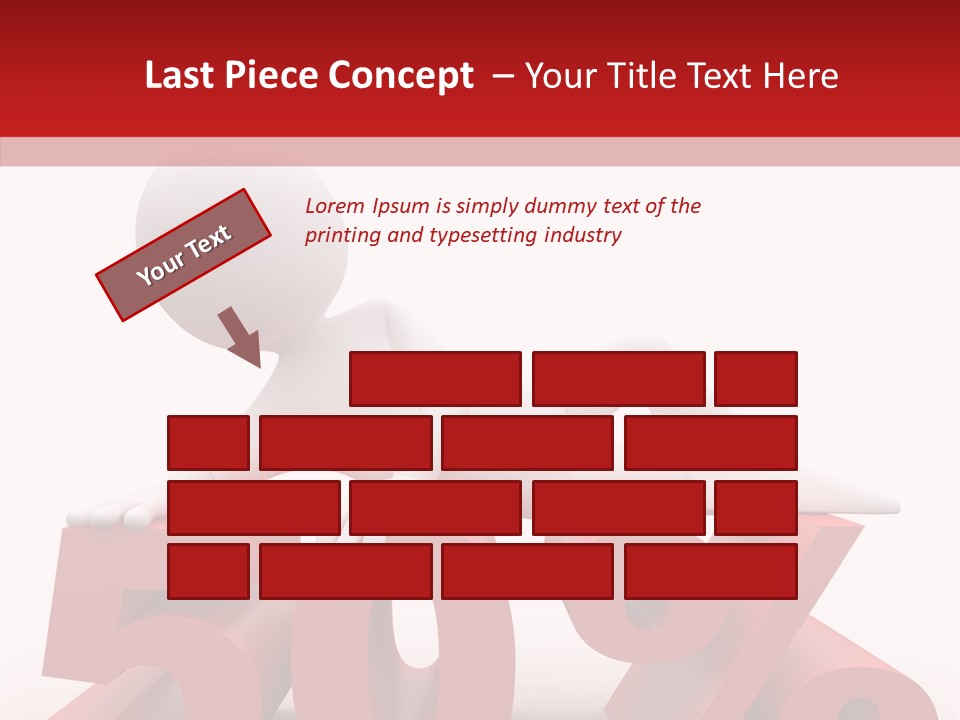 Zero Abstract Drawing PowerPoint Template