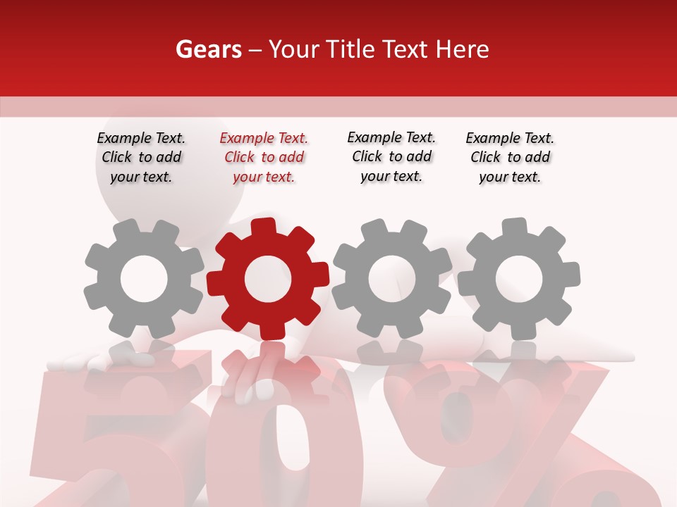 Zero Abstract Drawing PowerPoint Template