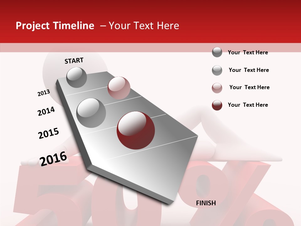 Zero Abstract Drawing PowerPoint Template
