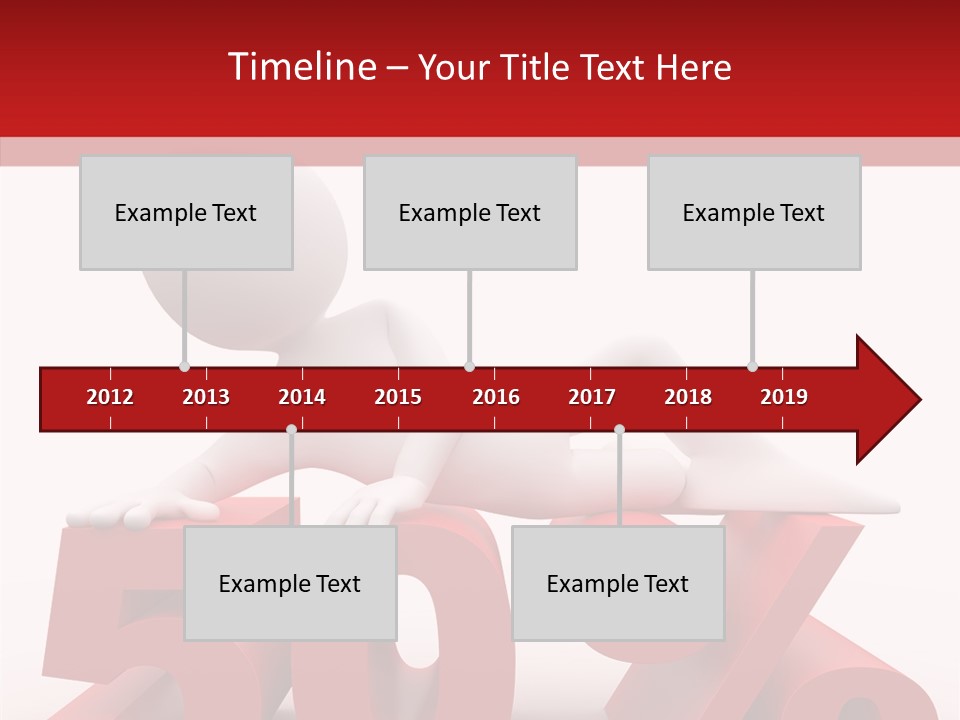 Zero Abstract Drawing PowerPoint Template
