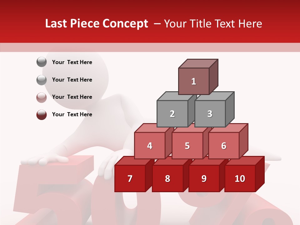 Zero Abstract Drawing PowerPoint Template