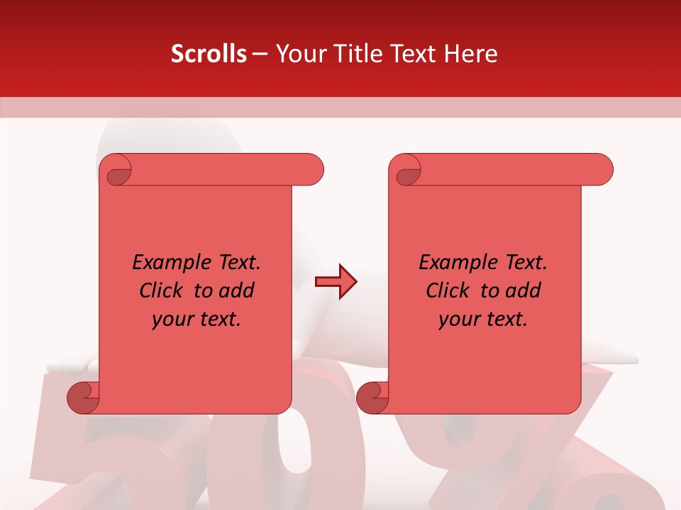 Zero Abstract Drawing PowerPoint Template