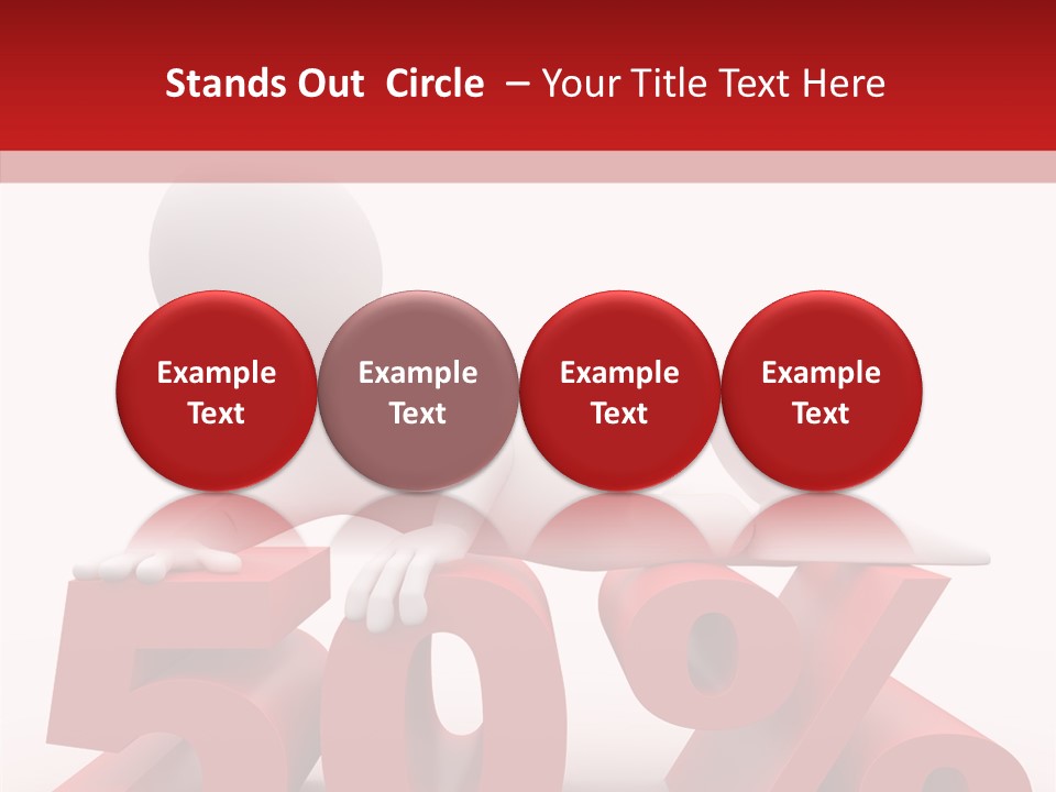 Zero Abstract Drawing PowerPoint Template