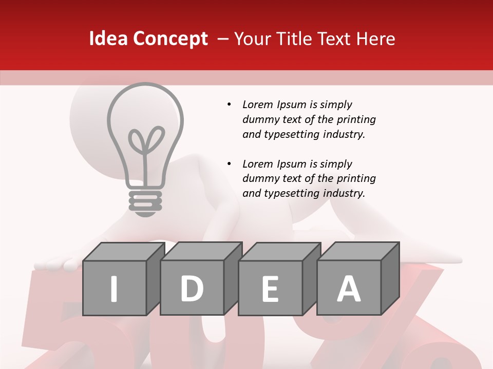 Zero Abstract Drawing PowerPoint Template