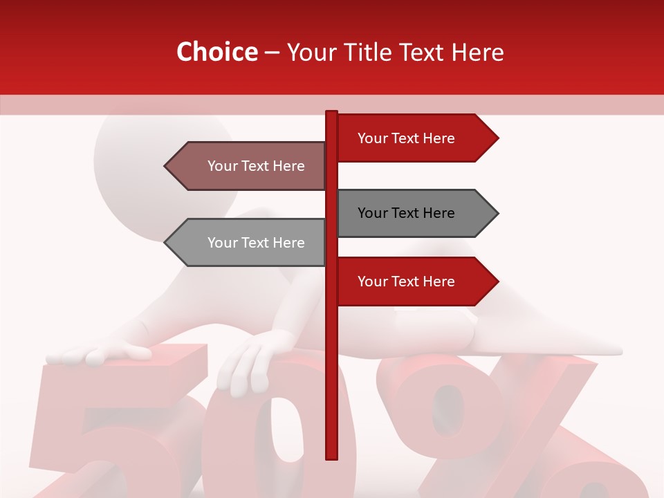 Zero Abstract Drawing PowerPoint Template