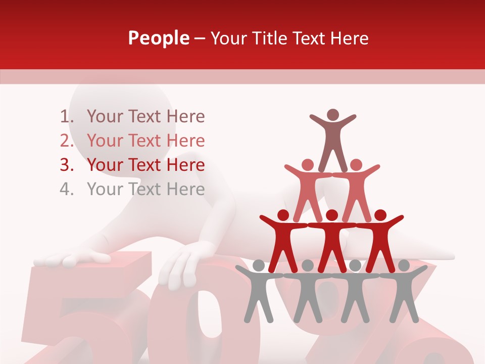 Zero Abstract Drawing PowerPoint Template