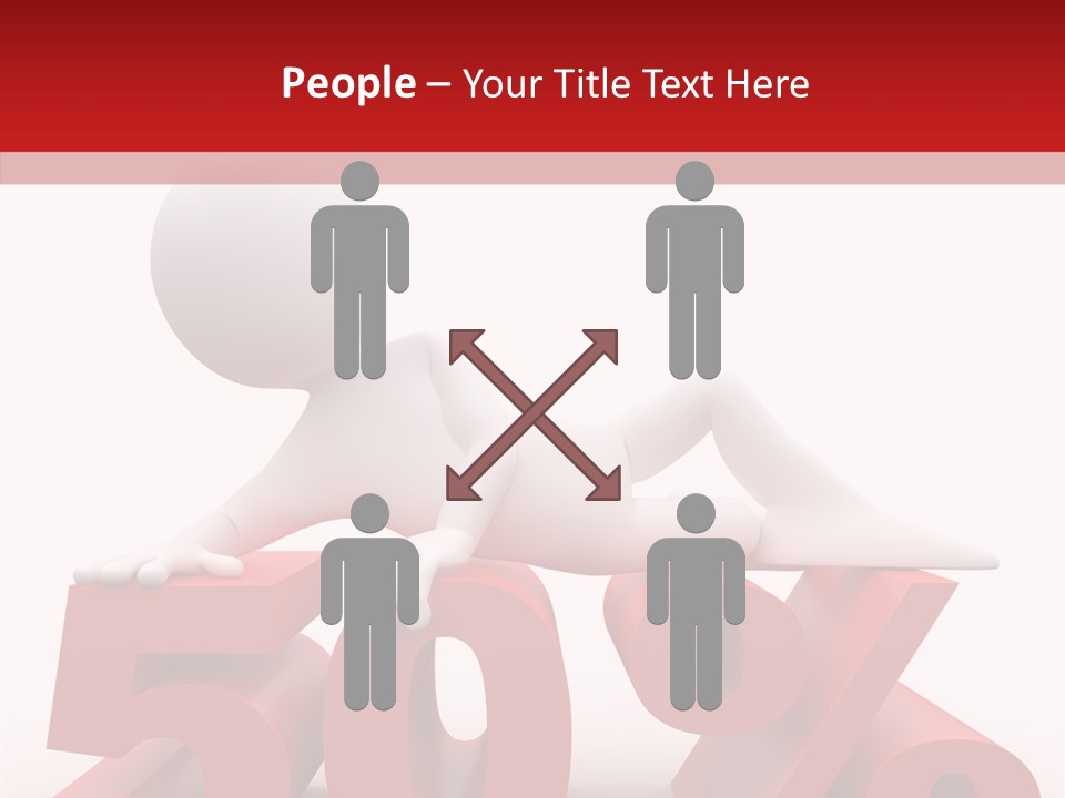 Zero Abstract Drawing PowerPoint Template