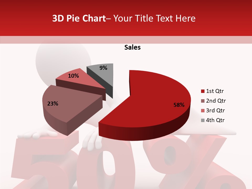 Zero Abstract Drawing PowerPoint Template
