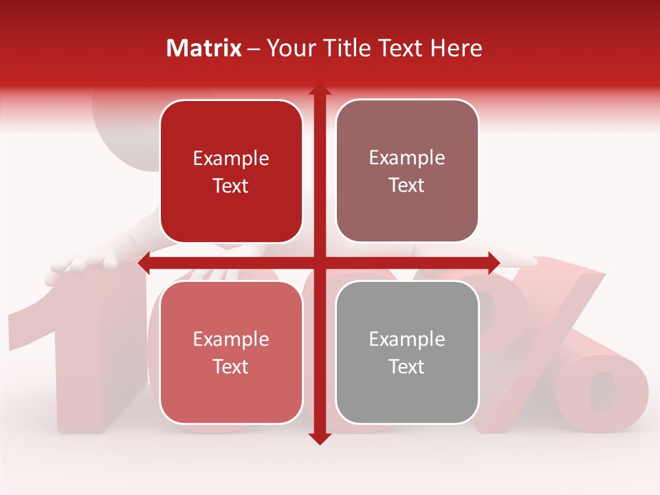 Human Hundred Percentage PowerPoint Template