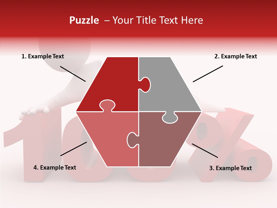 Human Hundred Percentage PowerPoint Template