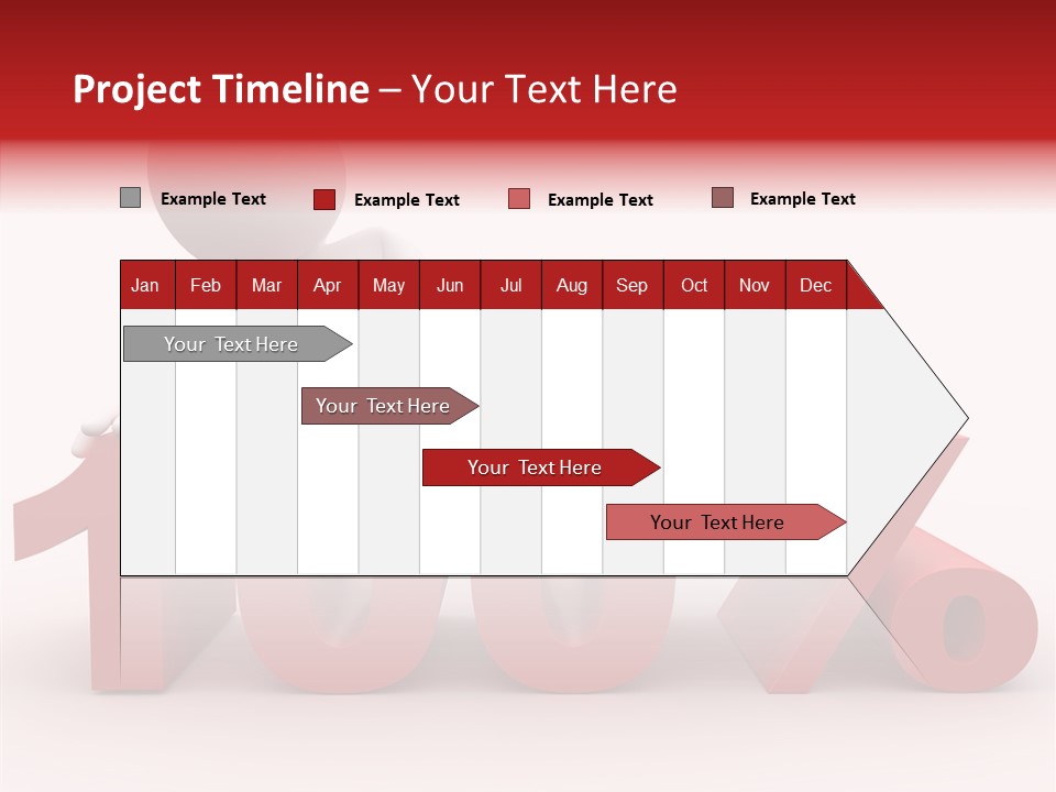 Human Hundred Percentage PowerPoint Template