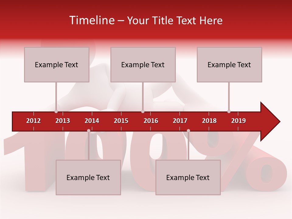 Human Hundred Percentage PowerPoint Template