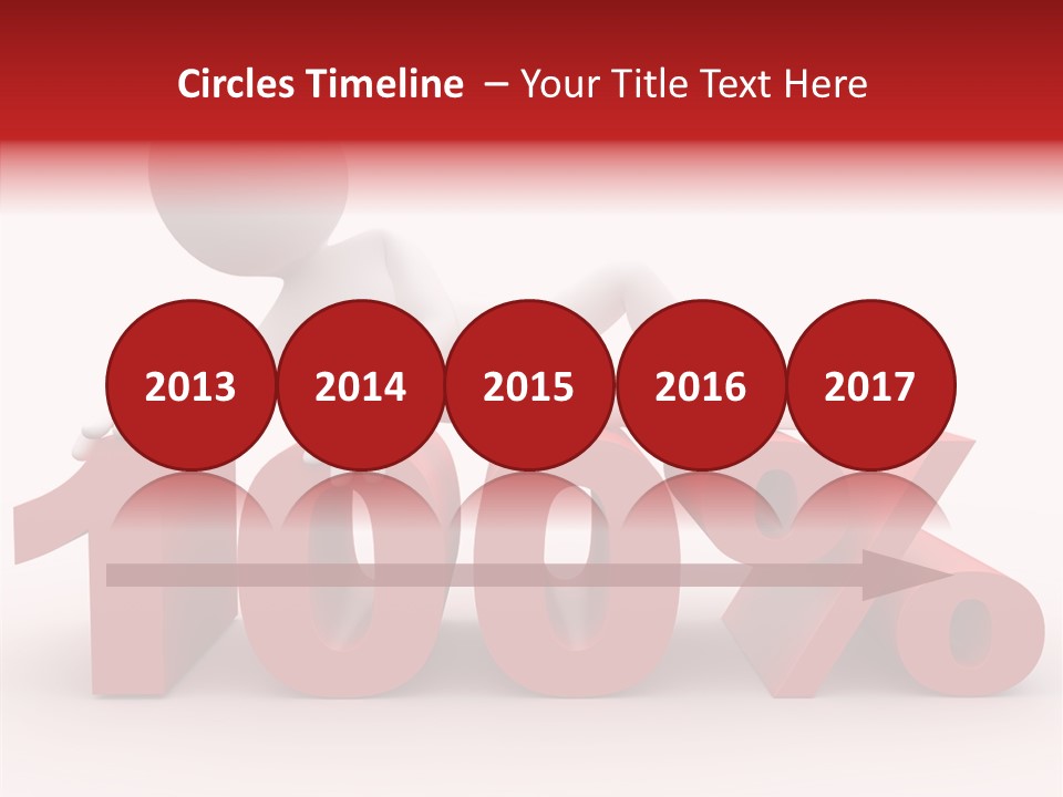 Human Hundred Percentage PowerPoint Template