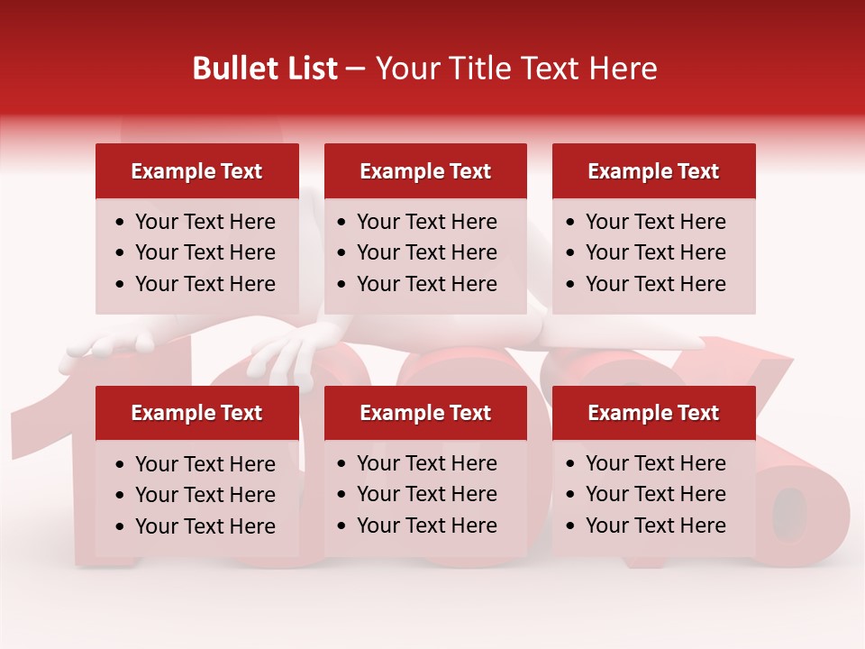 Human Hundred Percentage PowerPoint Template