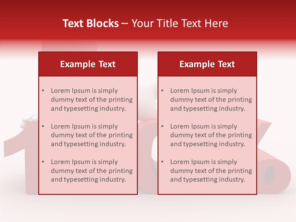 Human Hundred Percentage PowerPoint Template