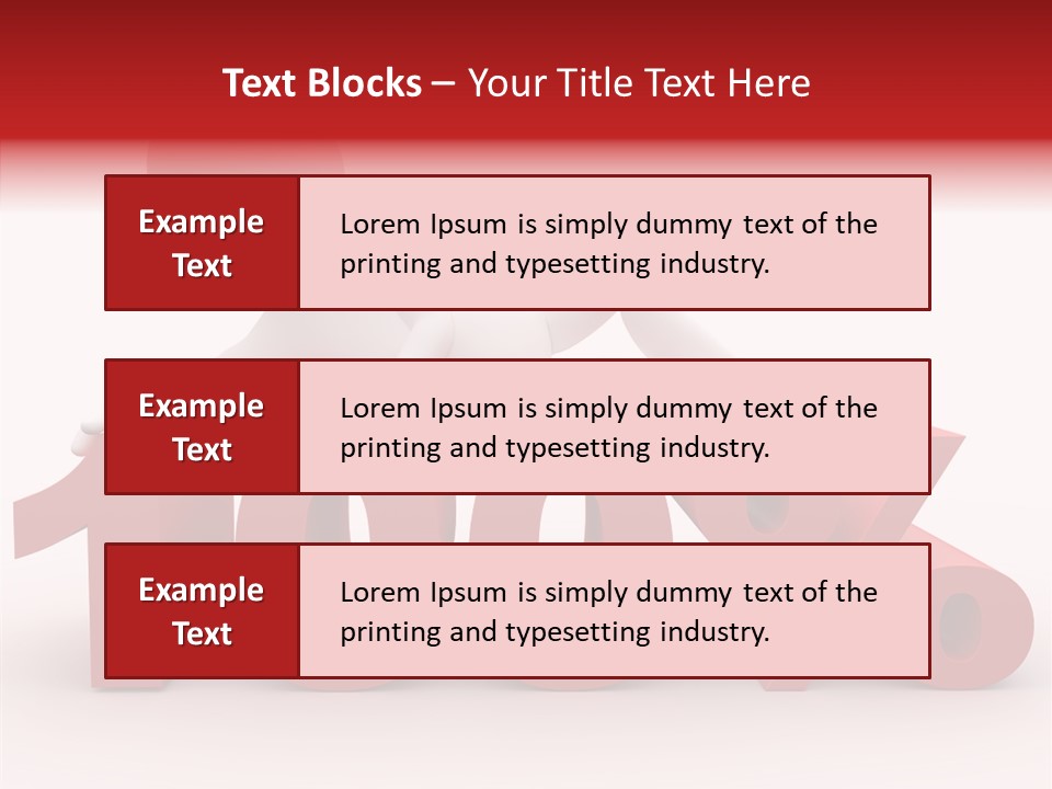 Human Hundred Percentage PowerPoint Template