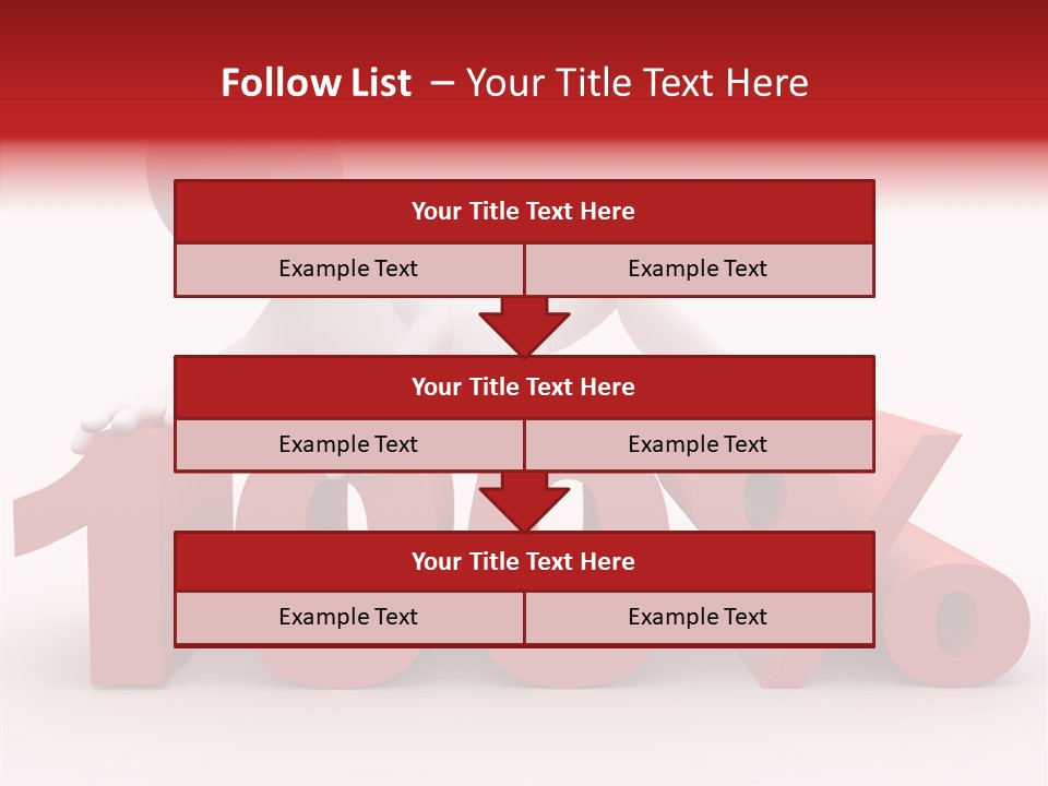 Human Hundred Percentage PowerPoint Template