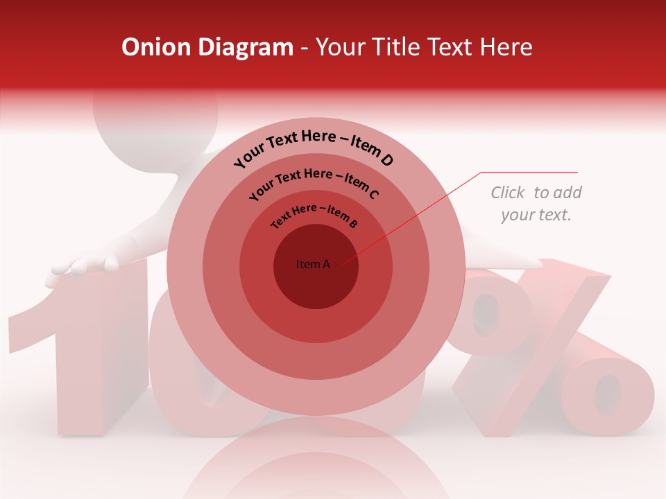 Human Hundred Percentage PowerPoint Template