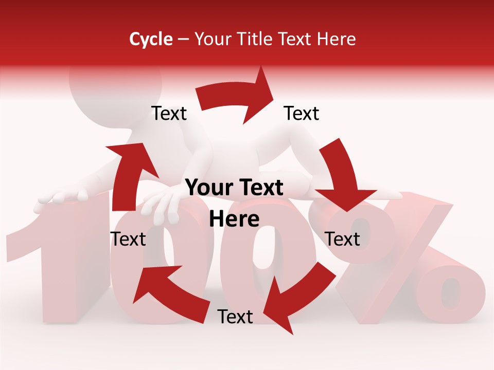 Human Hundred Percentage PowerPoint Template