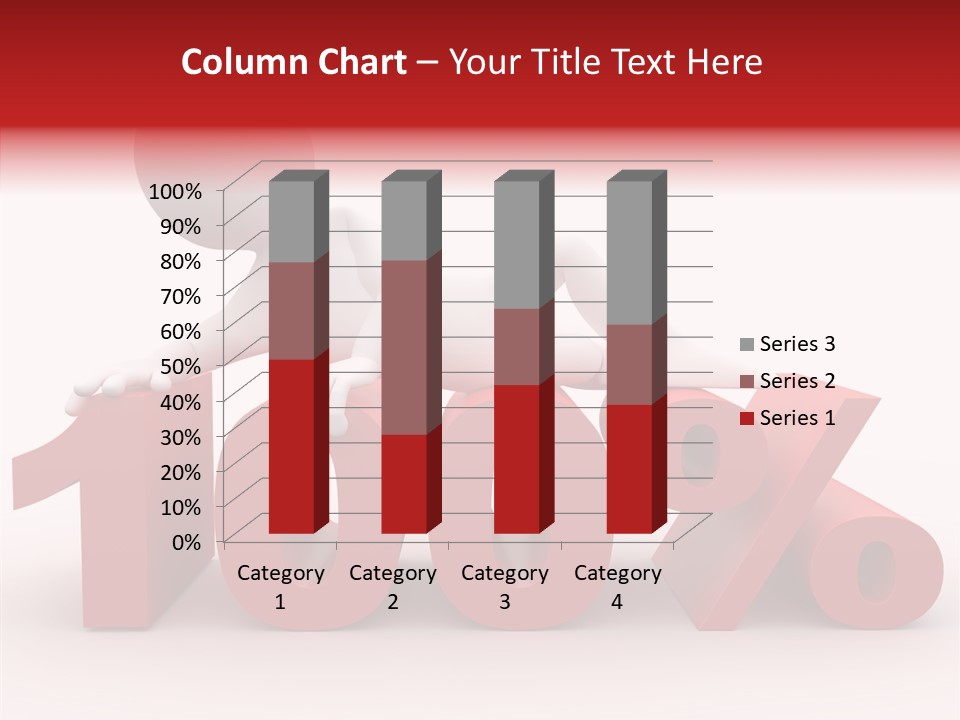 Human Hundred Percentage PowerPoint Template