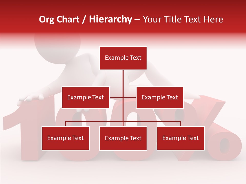Human Hundred Percentage PowerPoint Template