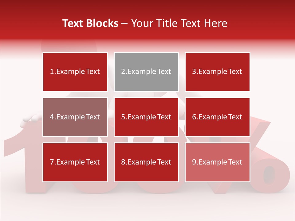 Human Hundred Percentage PowerPoint Template