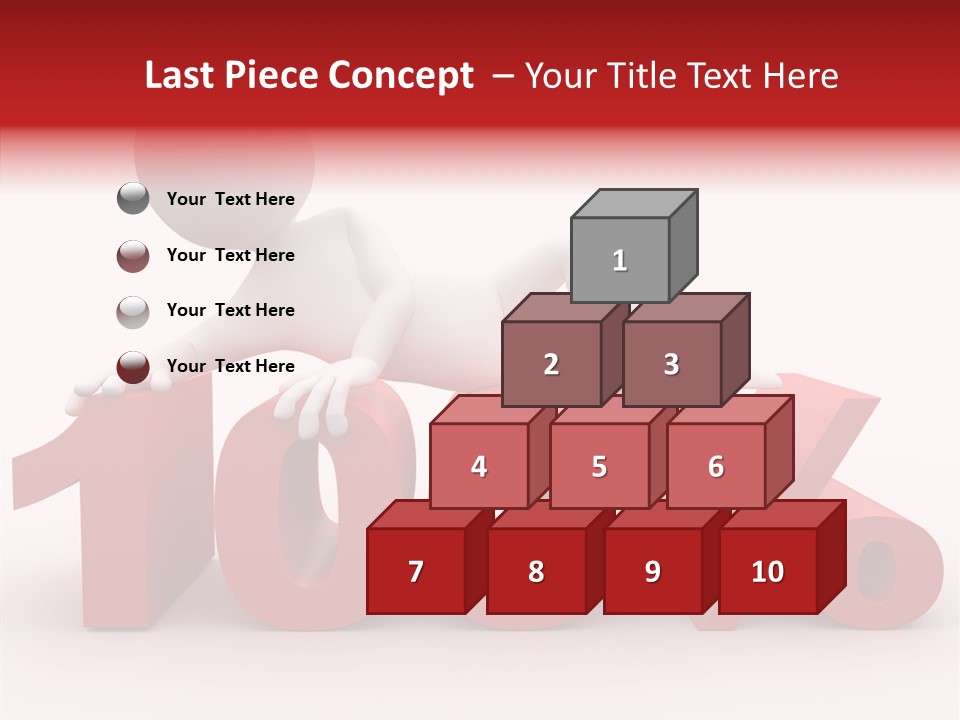 Human Hundred Percentage PowerPoint Template