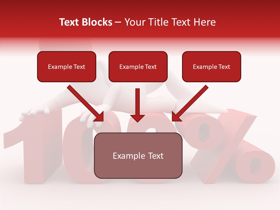 Human Hundred Percentage PowerPoint Template