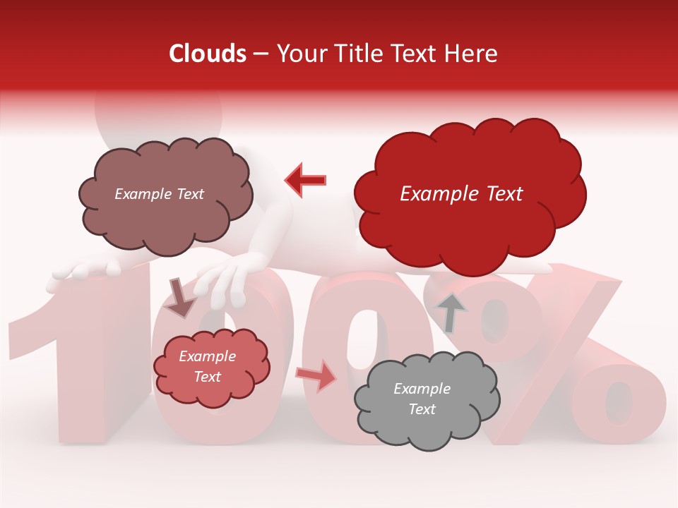Human Hundred Percentage PowerPoint Template