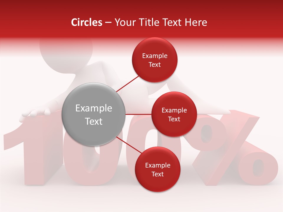 Human Hundred Percentage PowerPoint Template