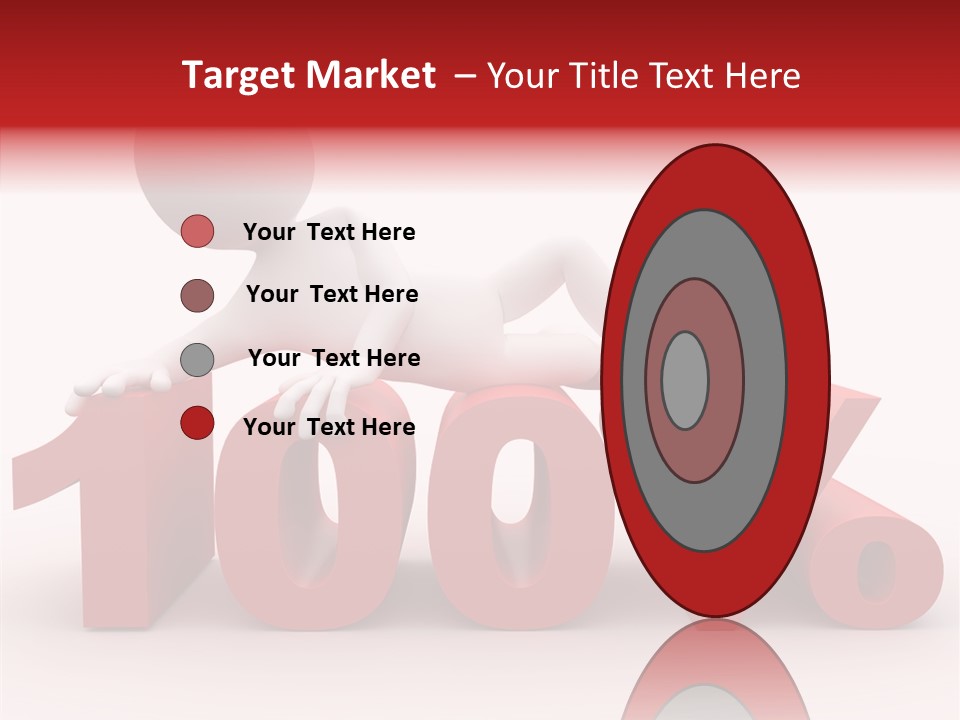 Human Hundred Percentage PowerPoint Template