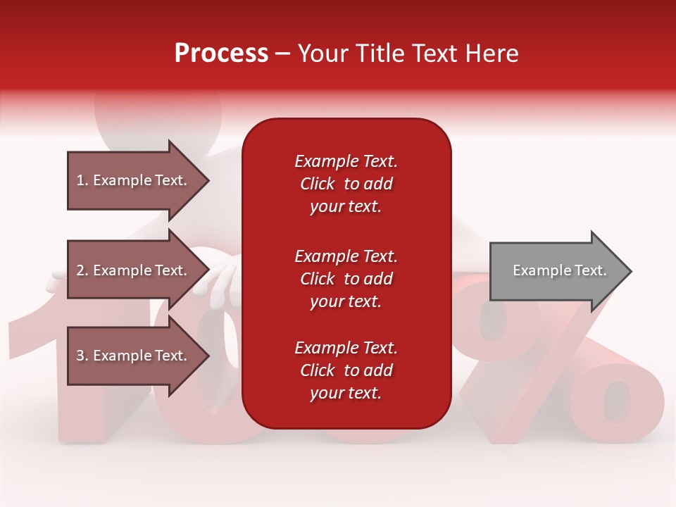 Human Hundred Percentage PowerPoint Template