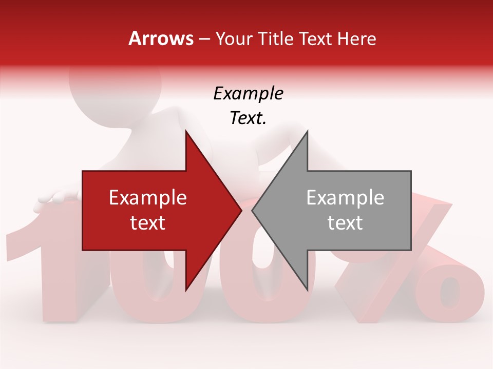 Human Hundred Percentage PowerPoint Template
