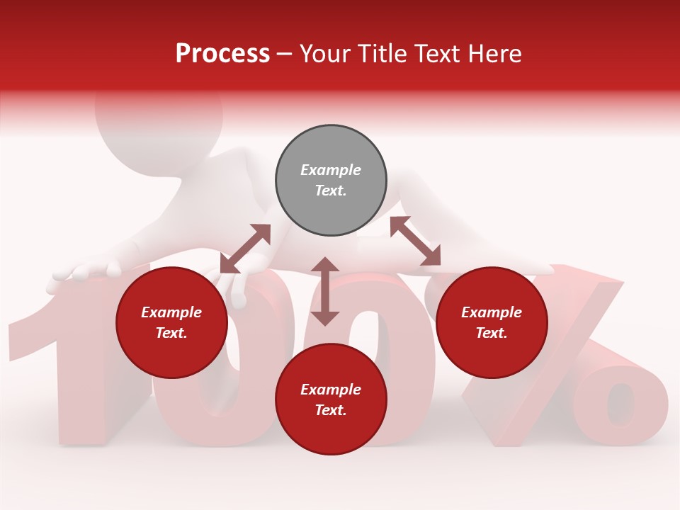 Human Hundred Percentage PowerPoint Template