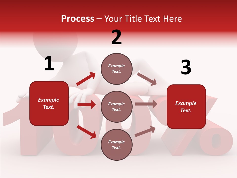 Human Hundred Percentage PowerPoint Template