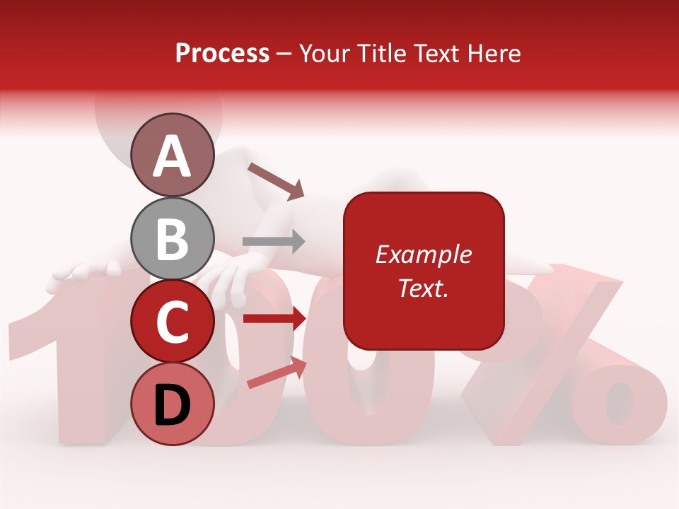 Human Hundred Percentage PowerPoint Template