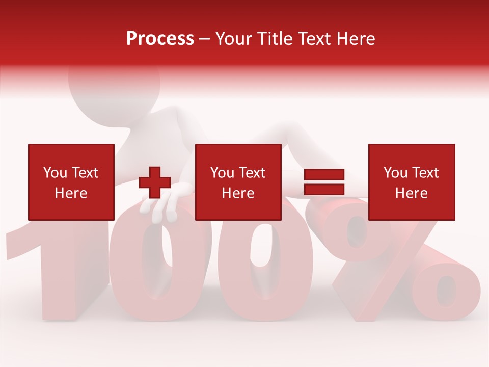 Human Hundred Percentage PowerPoint Template